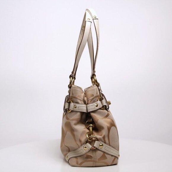 Coach Signature Sateen Carly Carryall - Picture 2 of 16